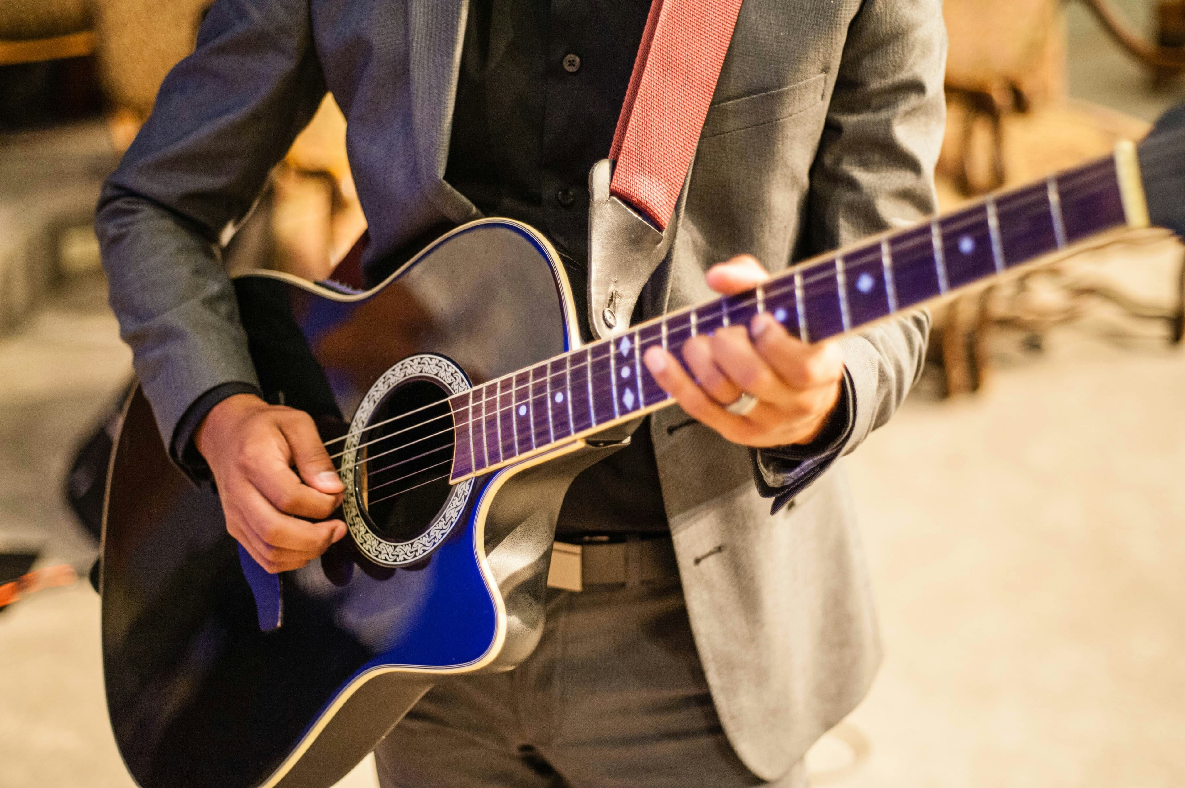 Acoustic-Electric Cutaway - Blue